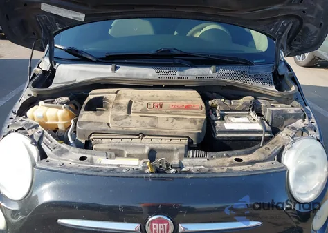 2012 Fiat 500 Pop z USA, uszkodzony, nr VIN 3C3CFFAR2CT201082